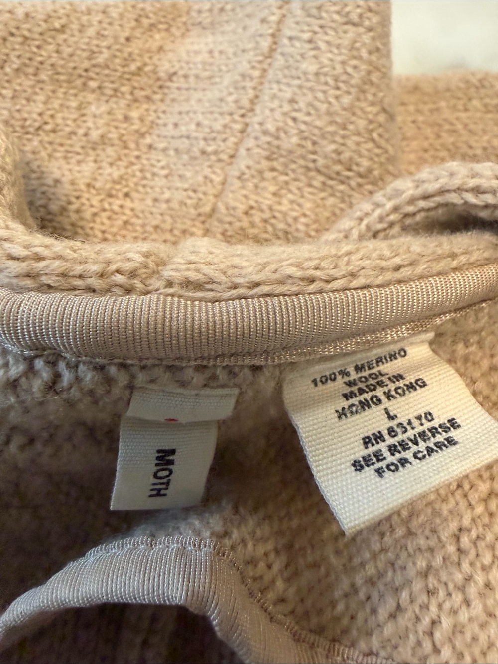 Moth Taupe Ruffled Open-Front Cardigan - Picture 2 of 2